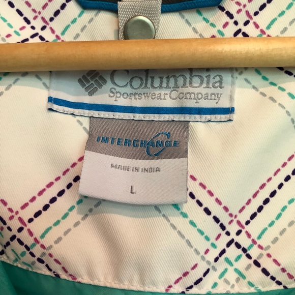 Columbia Interchange jacket White Purple Large - Picture 5 of 12